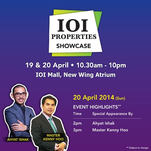 Good Feng Shui talks by Master Kenny Hoo @ IOI Properties Showcase
