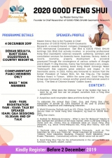 Fiabci-Malaysia Morning Talk ( 2020 Good Feng Shui )